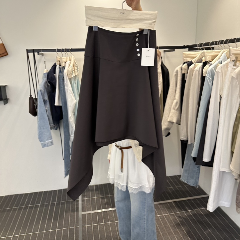 FIND-P韓國東大門直郵女士新款休閑熱賣人氣26春夏時尚長裙FIND-P長裙圖色3