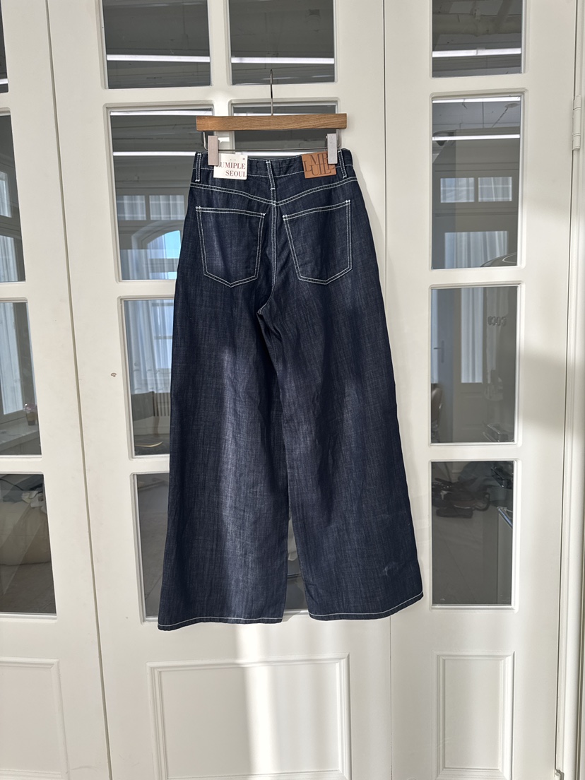 LUMIPLE韓國代購女士新款26春夏熱賣人氣職業時尚推薦牛仔褲LUMIPLE牛仔褲