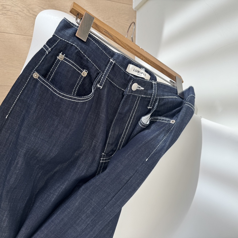 LUMIPLE韓國代購女士新款26春夏熱賣人氣職業時尚推薦牛仔褲LUMIPLE牛仔褲
