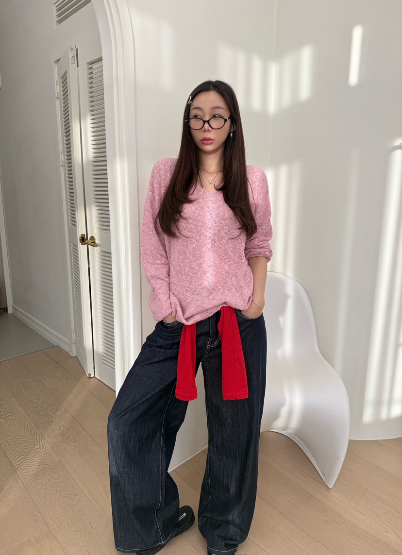 LUMIPLE韓國代購女士新款26春夏熱賣人氣職業時尚推薦牛仔褲LUMIPLE牛仔褲