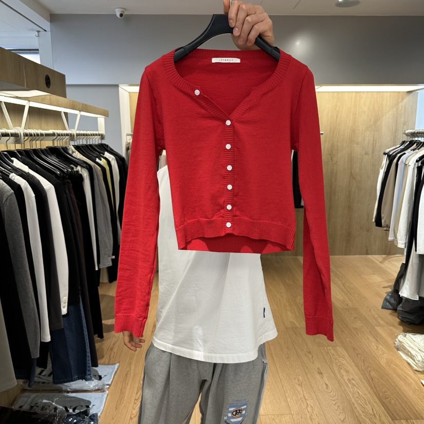 LEFANCY韓國直郵女士新品休閑人氣時尚熱賣26春夏推薦針織衫LEFANCY針織衫圖色1