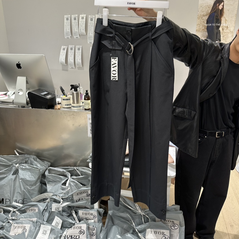 FAVOR-P韓國東大門直郵女士新款休閑職業人氣推薦休閑褲FAVOR-P休閑褲圖色2