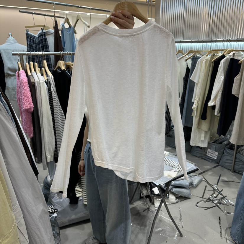 ALEGRE韓國代購女裝新款休閑26春夏熱賣時尚人氣推薦長袖T恤ALEGRE長袖T恤