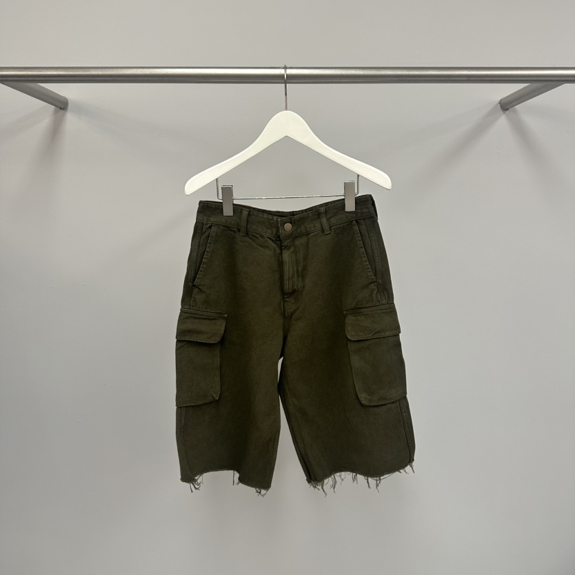 WATER/RIVER韓國東大門代購女裝新品26春夏職業推薦短褲WATER/RIVER短褲圖色2墨綠