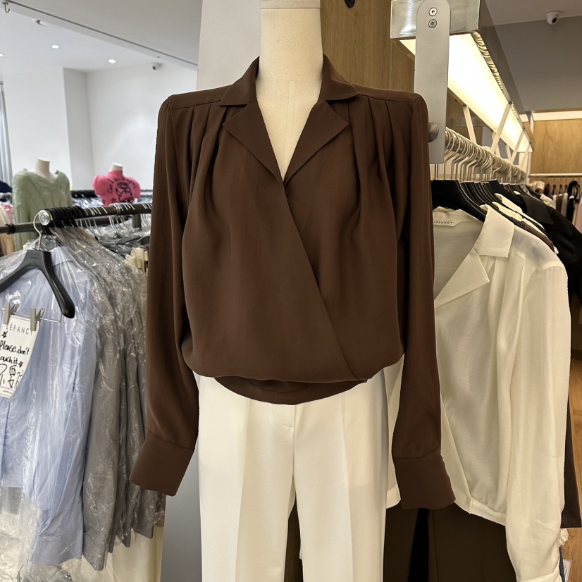 LEFANCY韓國東大門代購女裝新款推薦26春夏時尚襯衫蕾絲衫LEFANCY襯衫/蕾絲衫圖色2