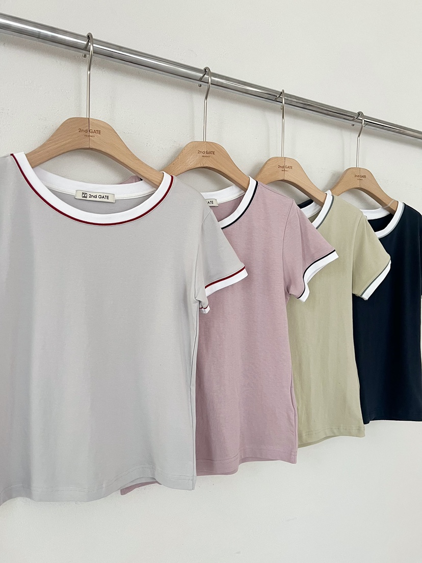 2ND GATE韓國直郵實拍女裝新款推薦休閑人氣時尚職業T恤2ND GATET恤