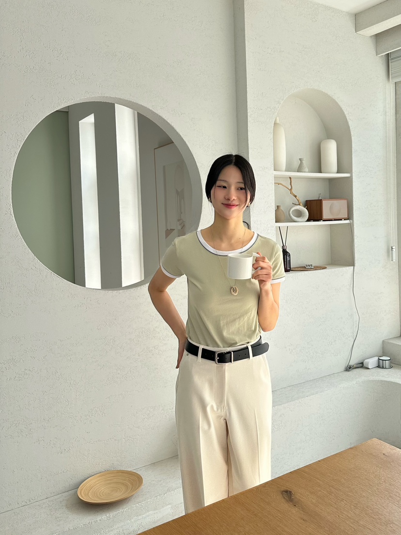 2ND GATE韓國直郵實拍女裝新款推薦休閑人氣時尚職業T恤2ND GATET恤