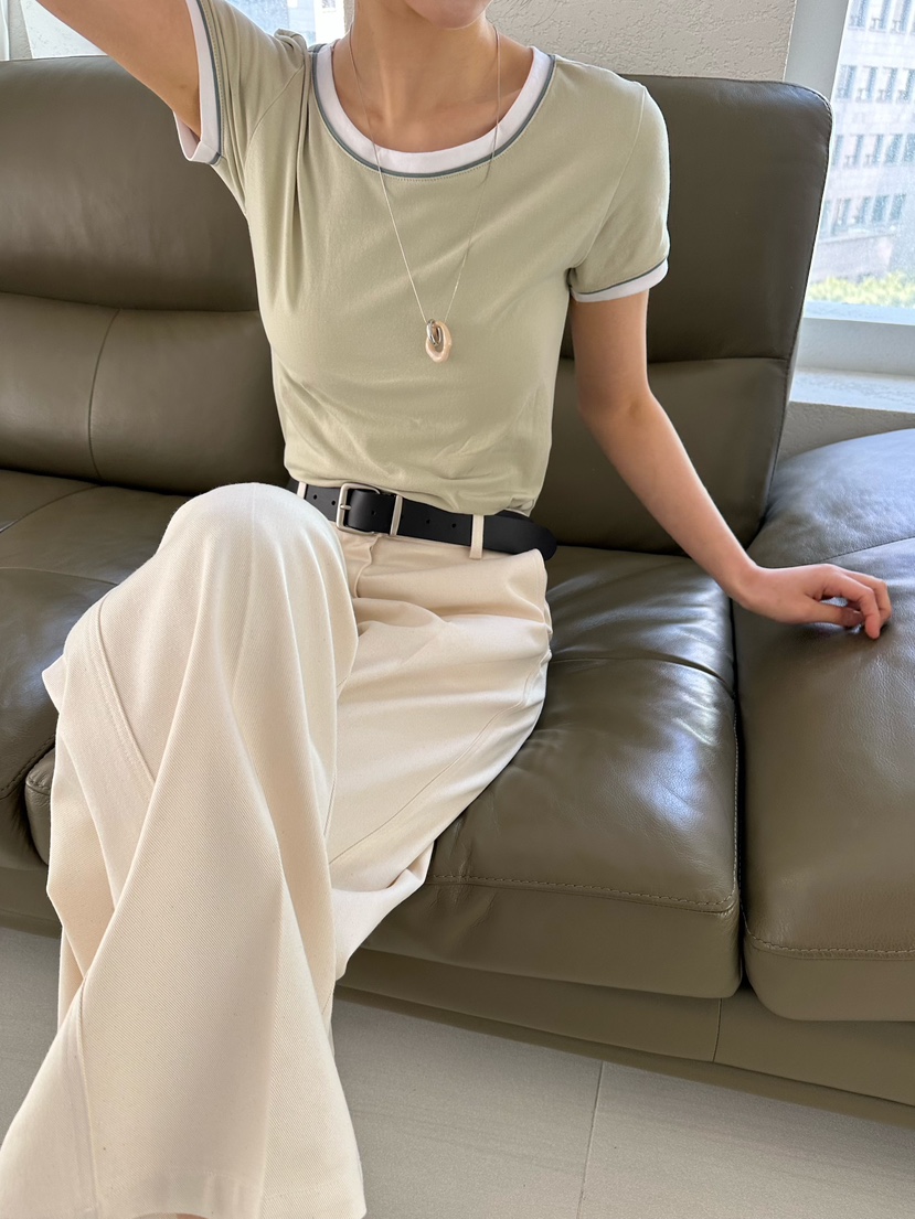 2ND GATE韓國直郵實拍女裝新款推薦休閑人氣時尚職業T恤2ND GATET恤