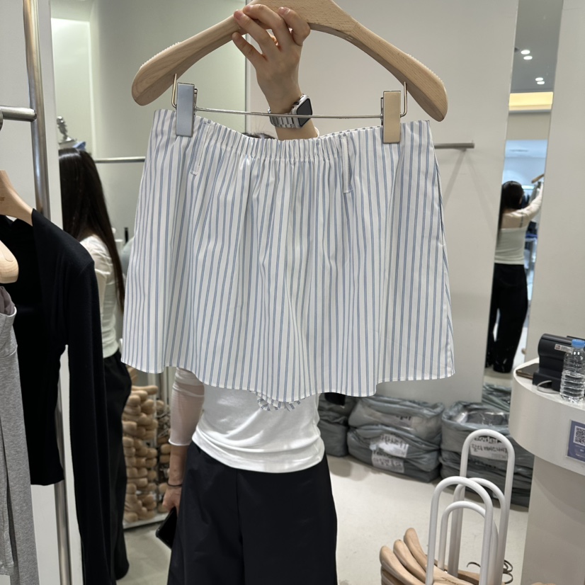 RENDER韓國直郵實拍女士新款人氣職業推薦時尚短褲不含腰帶RENDER短褲