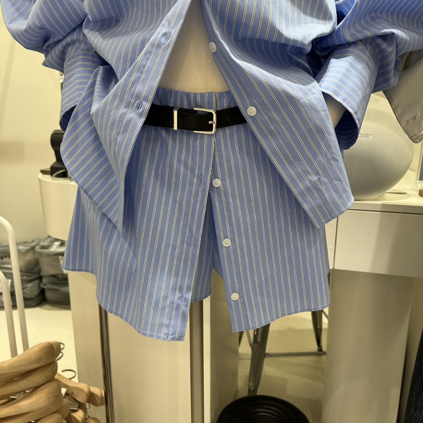 RENDER韓國直郵實拍女士新款人氣職業推薦時尚短褲不含腰帶RENDER短褲圖色2