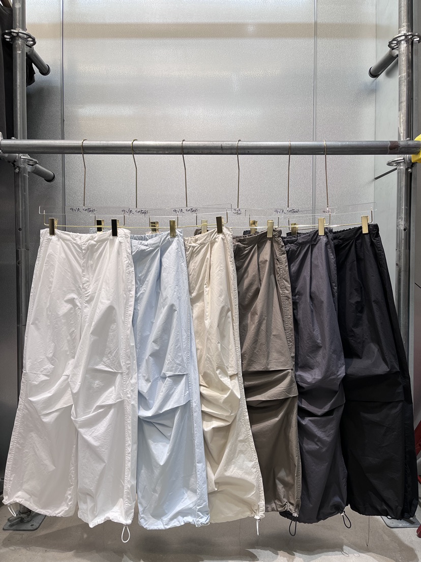 RAWOO/GVR COMPANY韓國直郵實拍女裝新款休閑休閑褲水洗褶裥RAWOO/GVR COMPANY休閑褲