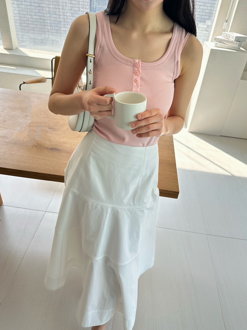 2ND GATE韓國東大門直郵女裝新品職業26春夏人氣休閑長裙2ND GATE長裙