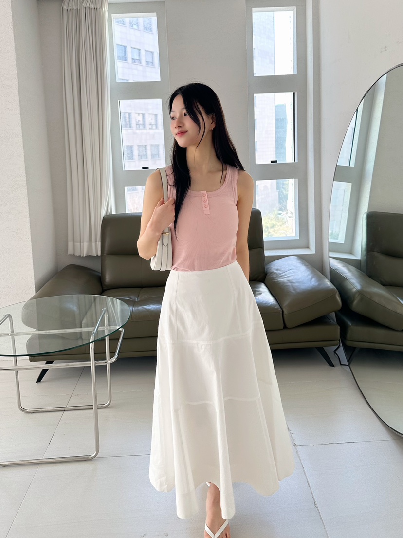 2ND GATE韓國東大門直郵女裝新品職業26春夏人氣休閑長裙2ND GATE長裙