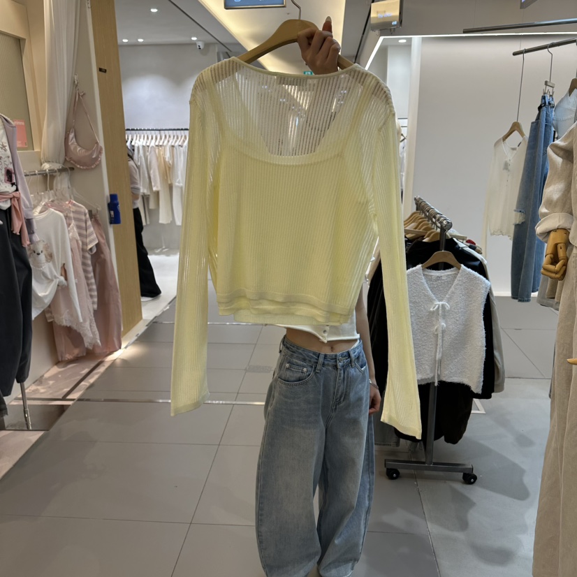 ALEGRE韓國直郵女士新款時尚熱賣26春夏套裝兩件套套裝開衫ALEGRE套裝