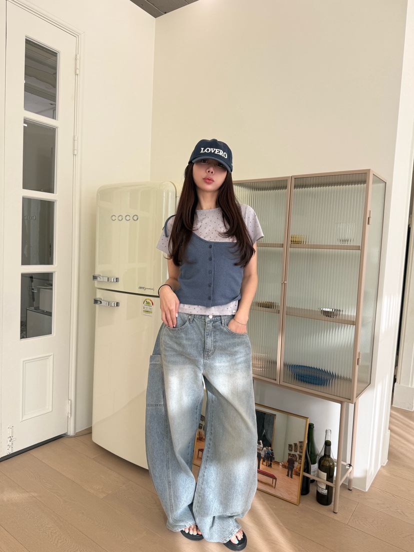 LUMIPLE韓國東大門直郵女士新款人氣熱賣推薦吊帶背心紐扣LUMIPLE吊帶/背心