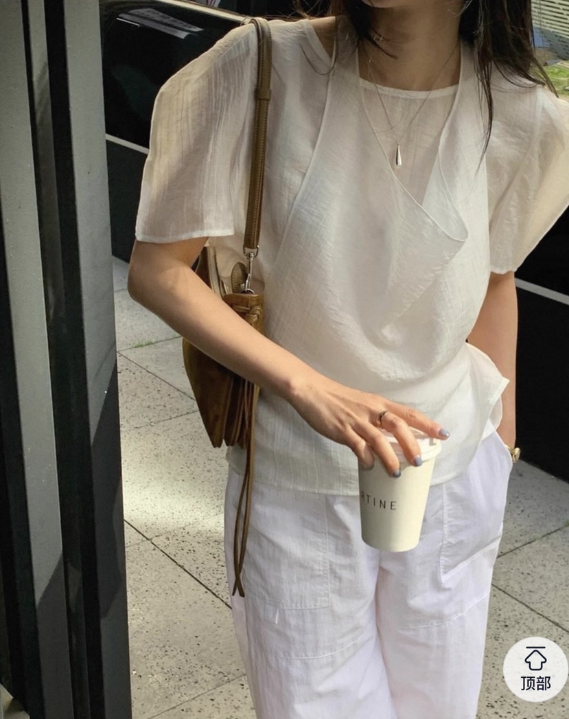 VIVANI東大門直郵女士新品真品職業人氣熱賣26春夏襯衫蕾絲衫VIVANI襯衫/蕾絲衫圖色1