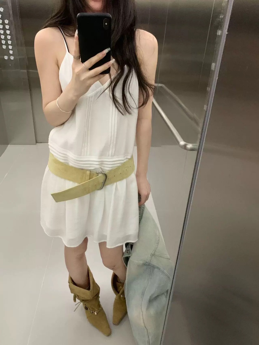 VIVANI韓國直郵女士新品人氣時尚休閑熱賣連衣裙不含腰帶VIVANI連衣裙