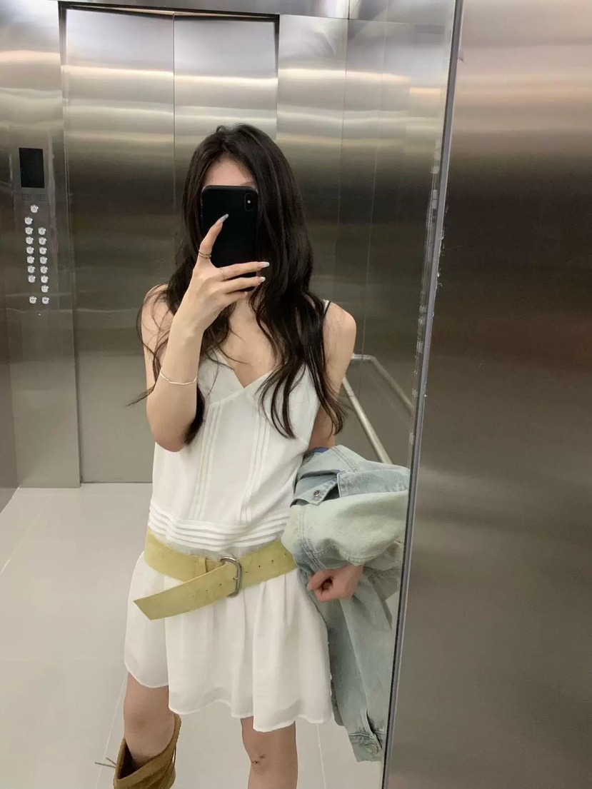 VIVANI韓國直郵女士新品人氣時尚休閑熱賣連衣裙不含腰帶VIVANI連衣裙