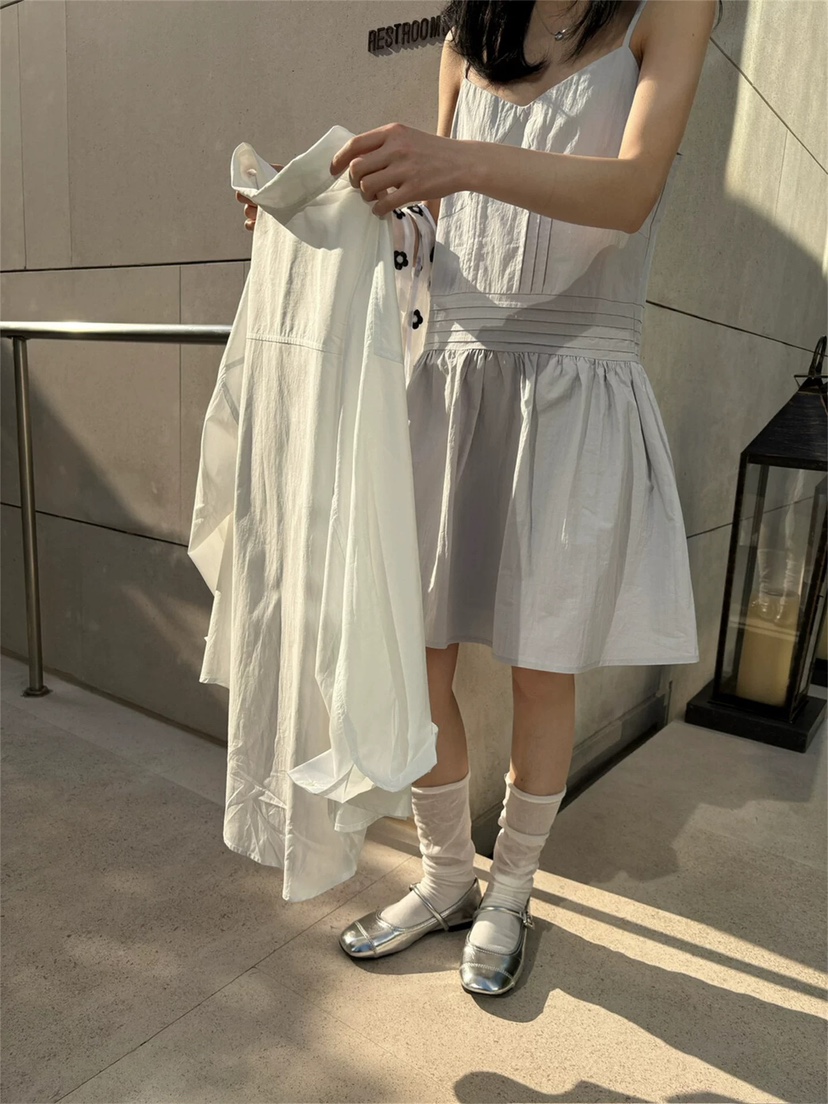 VIVANI韓國直郵女士新品人氣時尚休閑熱賣連衣裙不含腰帶VIVANI連衣裙