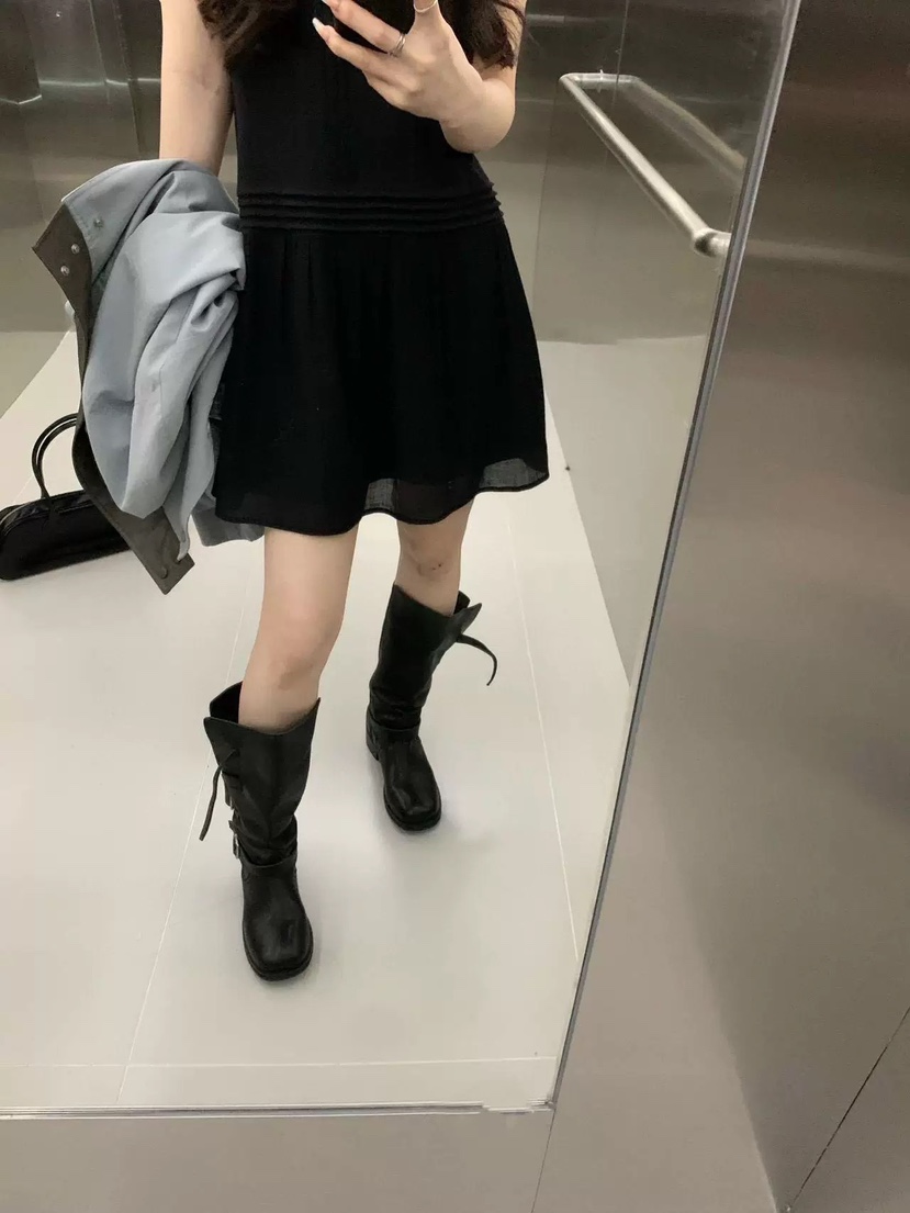 VIVANI韓國直郵女士新品人氣時尚休閑熱賣連衣裙不含腰帶VIVANI連衣裙