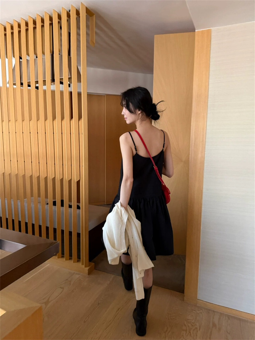 VIVANI韓國直郵女士新品人氣時尚休閑熱賣連衣裙不含腰帶VIVANI連衣裙