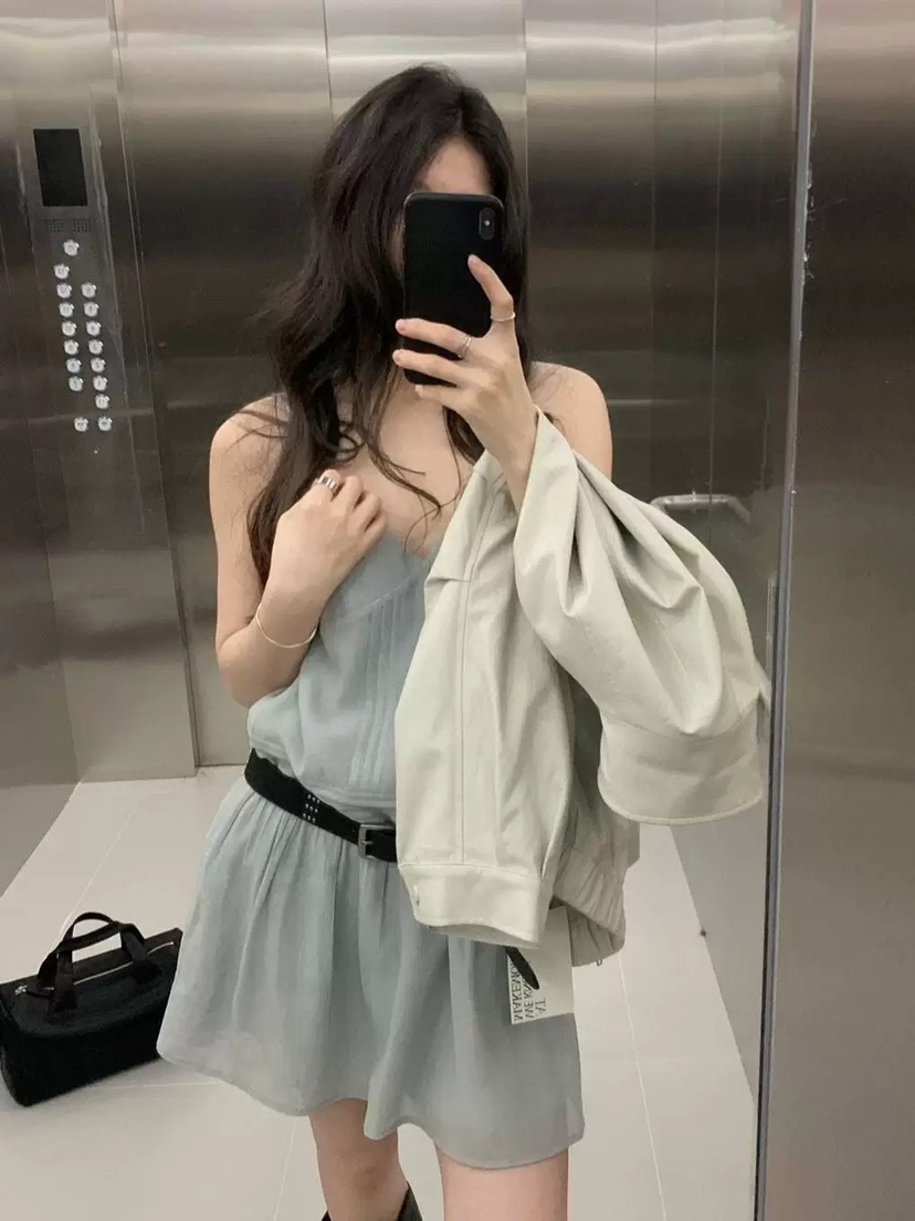 VIVANI韓國直郵女士新品人氣時尚休閑熱賣連衣裙不含腰帶VIVANI連衣裙