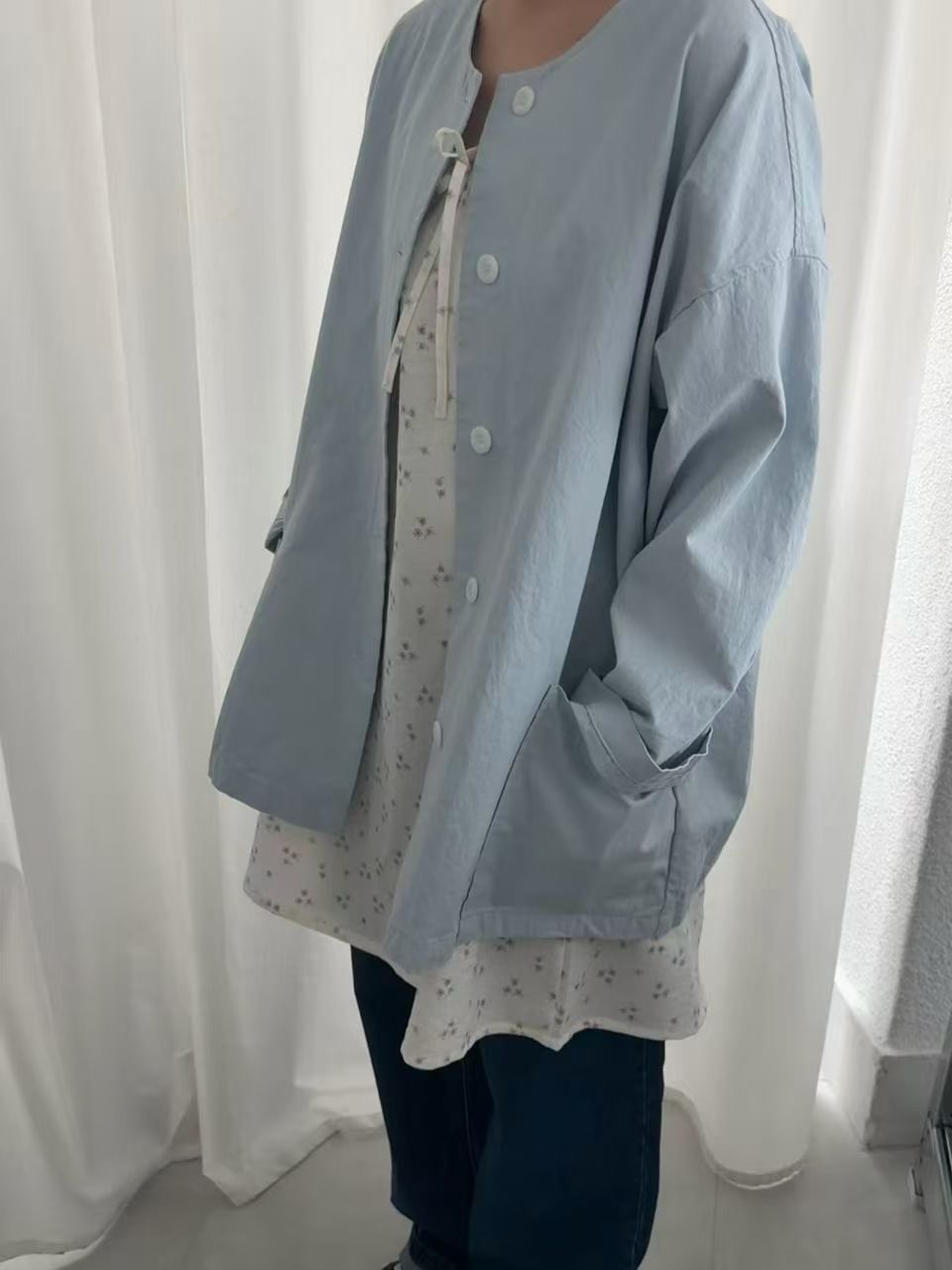 CAROLINE東大門直郵女裝新品真品推薦時尚休閑夾克不含內搭CARO_LINE夾克