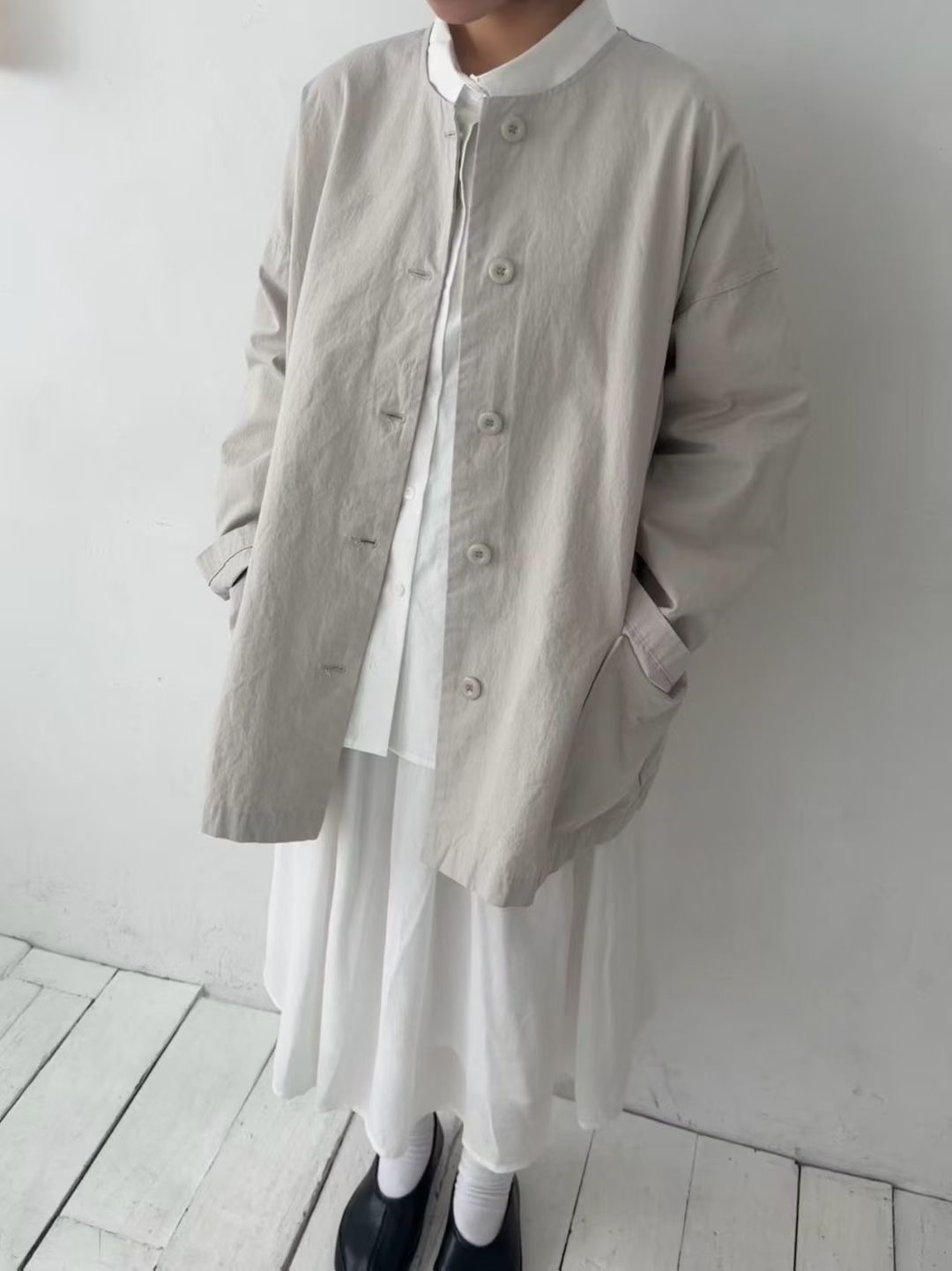 CAROLINE東大門直郵女裝新品真品推薦時尚休閑夾克不含內搭CARO_LINE夾克圖色2