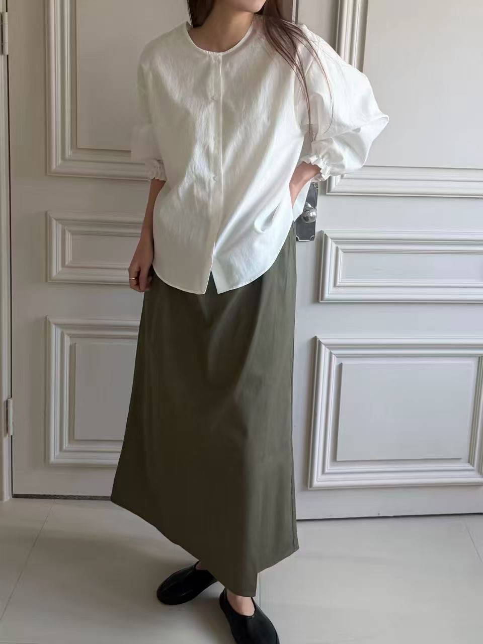 CAROLINE東大門代購女裝新款休閑人氣推薦熱賣時尚真品長裙CARO_LINE長裙