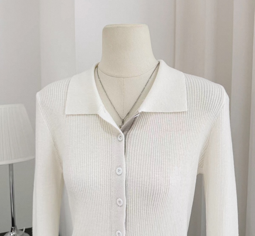 VIVANI韓國代購女裝新品時尚真品26春夏熱賣休閑針織衫羅紋VIVANI針織衫