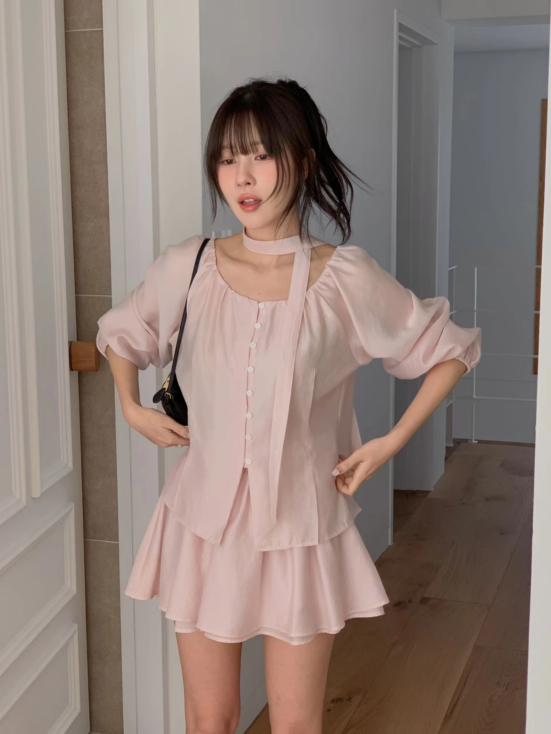 MIELLE-미엘르-OT東大門代購女裝新品熱賣26春夏推薦短裙MIELLE-미엘르-OT短裙圖色2