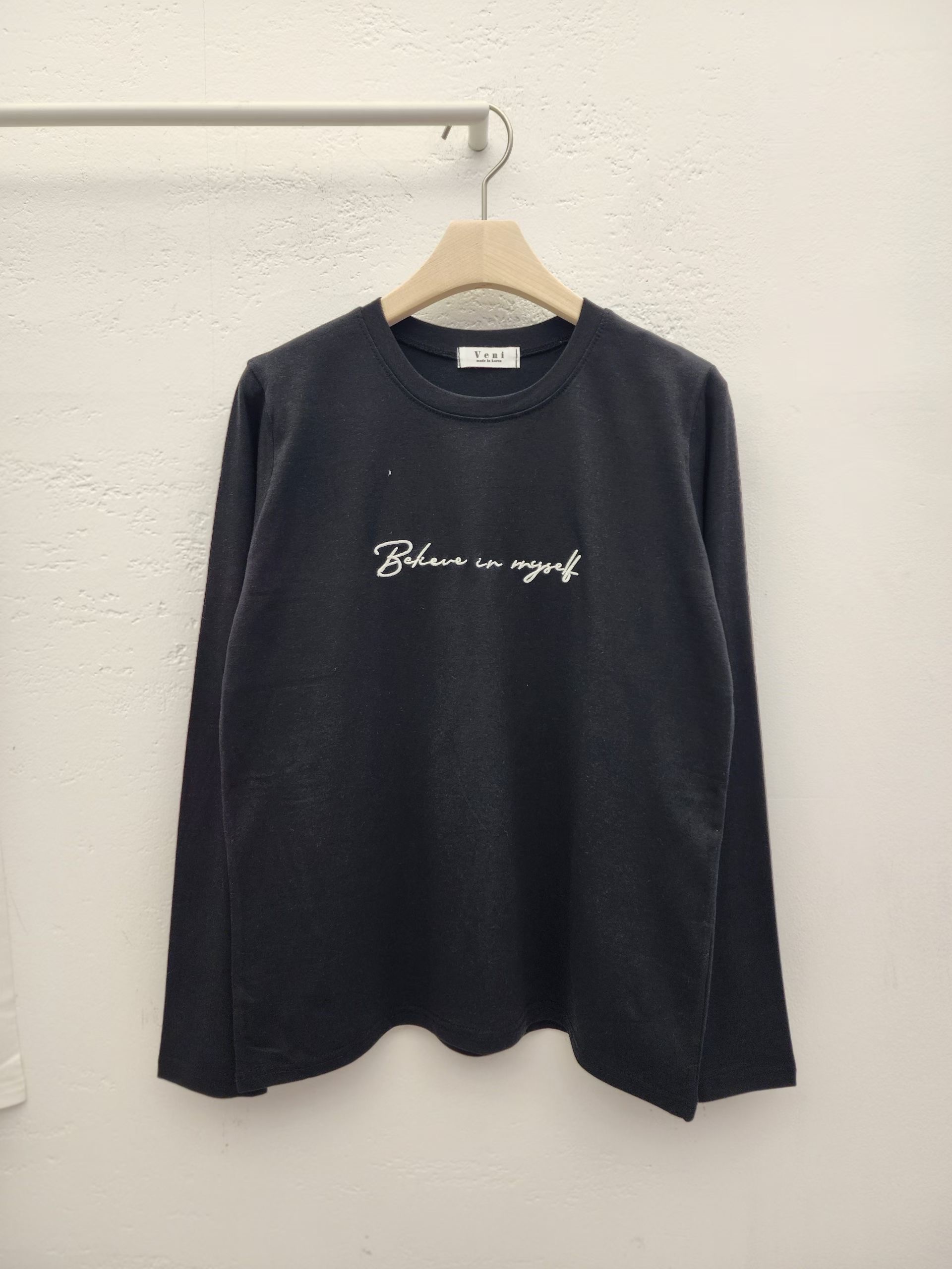 VENI東大門直郵女士新款休閑26春夏時尚人氣職業熱賣長袖T恤VENI長袖T恤圖色3