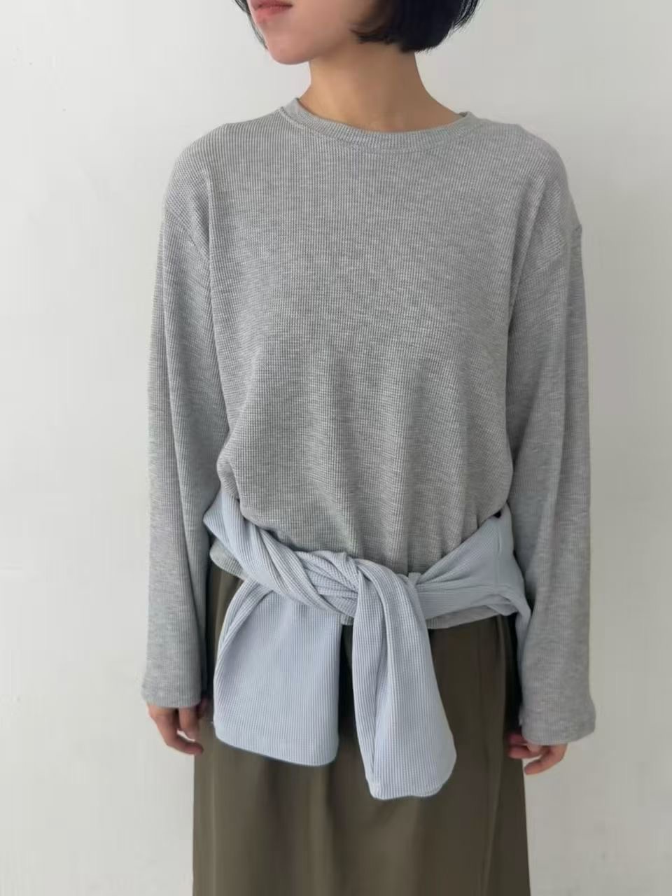 CAROLINE東大門代購女裝新品推薦人氣真品長袖T恤不含屁簾CARO_LINE長袖T恤圖色1