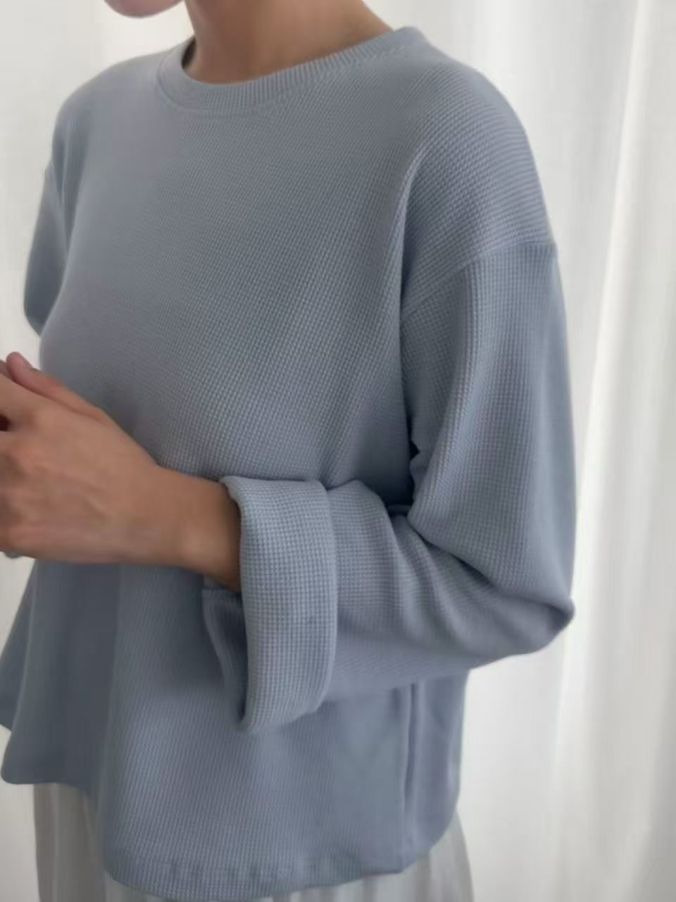 CAROLINE東大門代購女裝新品推薦人氣真品長袖T恤不含屁簾CARO_LINE長袖T恤圖色2