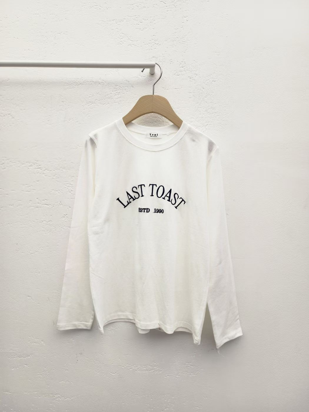 VENI東大門直郵女士新款時尚26春夏職業推薦長袖T恤羊毛棉VENI長袖T恤圖色1