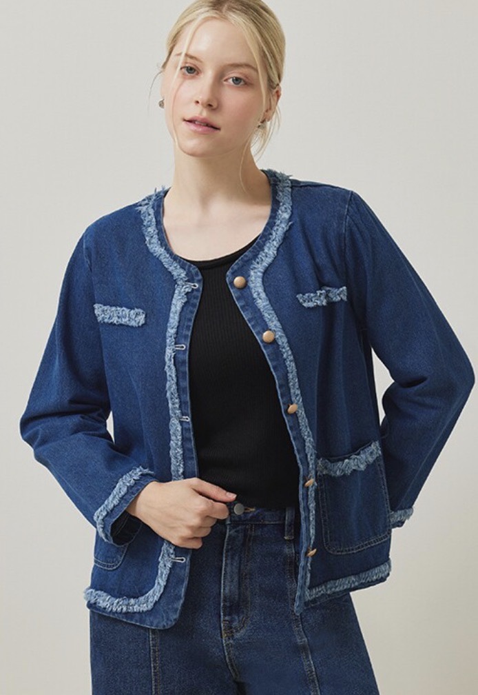 VIVANI東大門實拍女士新品26春夏推薦休閑真品夾克粗花呢VIVANI夾克