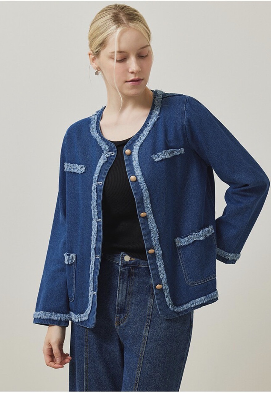 VIVANI東大門實拍女士新品26春夏推薦休閑真品夾克粗花呢VIVANI夾克