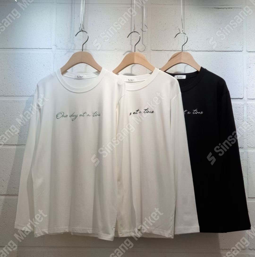 VENI東大門實拍女士新款真品人氣休閑推薦長袖T恤莫代爾棉VENI長袖T恤