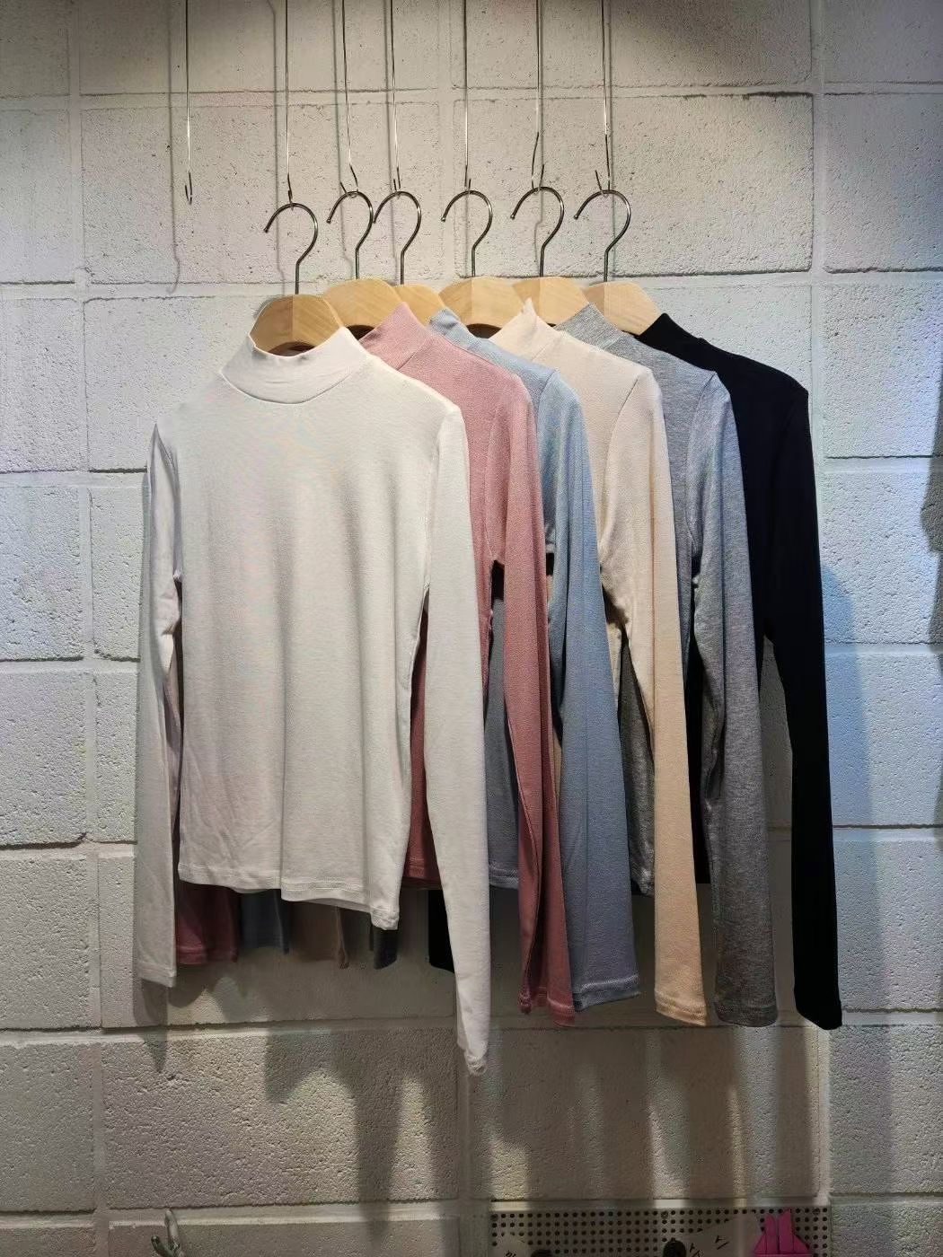 VENI東大門實拍女裝新品職業時尚人氣休閑熱賣26春夏長袖T恤VENI長袖T恤圖色3左三色