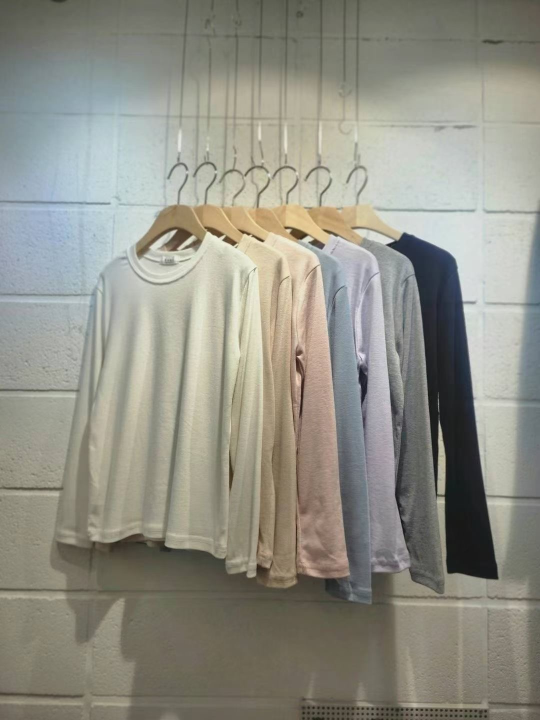 VENI東大門直郵女士新款熱賣時尚職業人氣真品26春夏長袖T恤VENI長袖T恤圖色6左六色