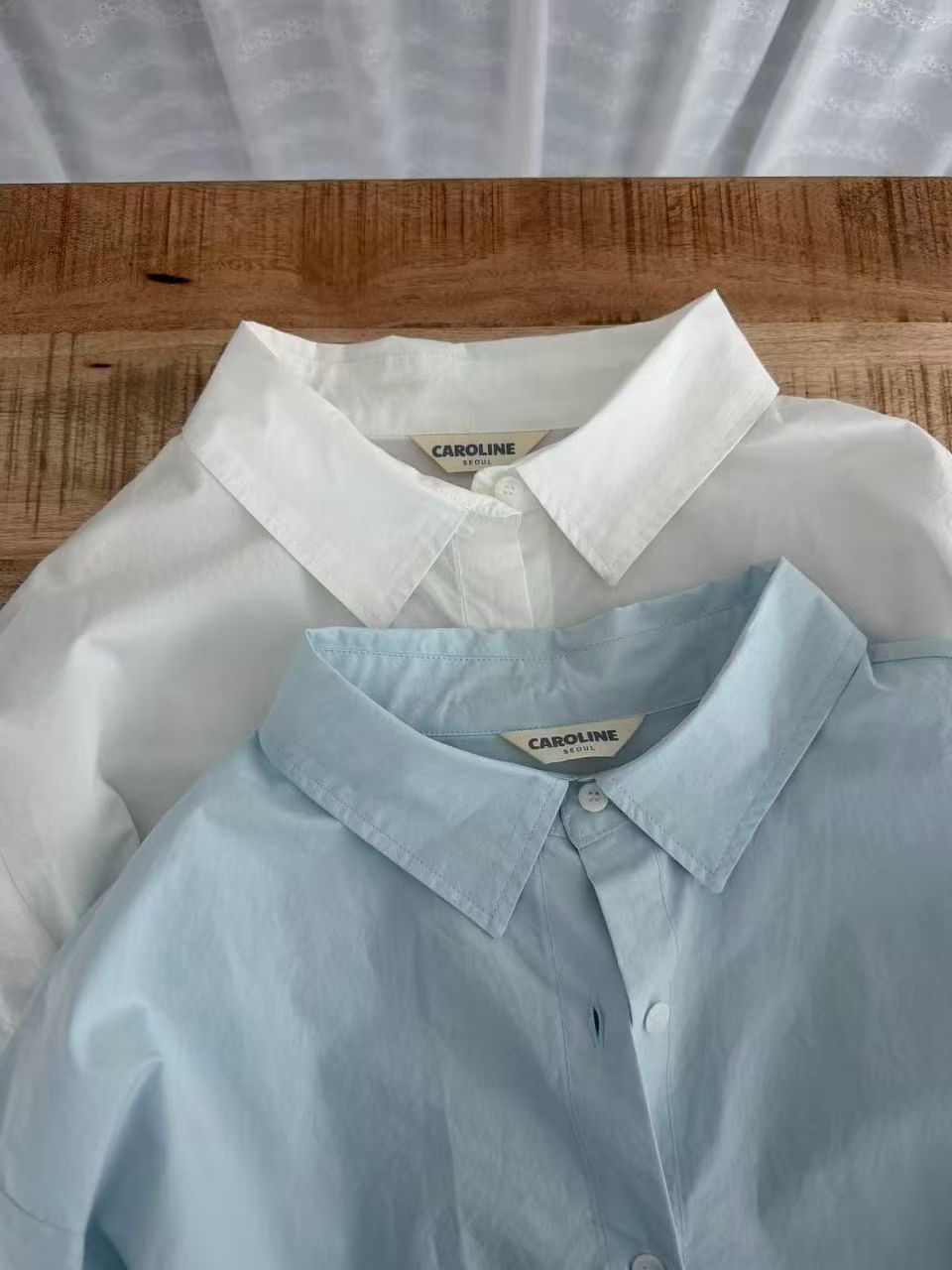 CAROLINE韓國直郵女裝新款時尚熱賣推薦襯衫蕾絲衫不含屁簾CARO_LINE襯衫/蕾絲衫