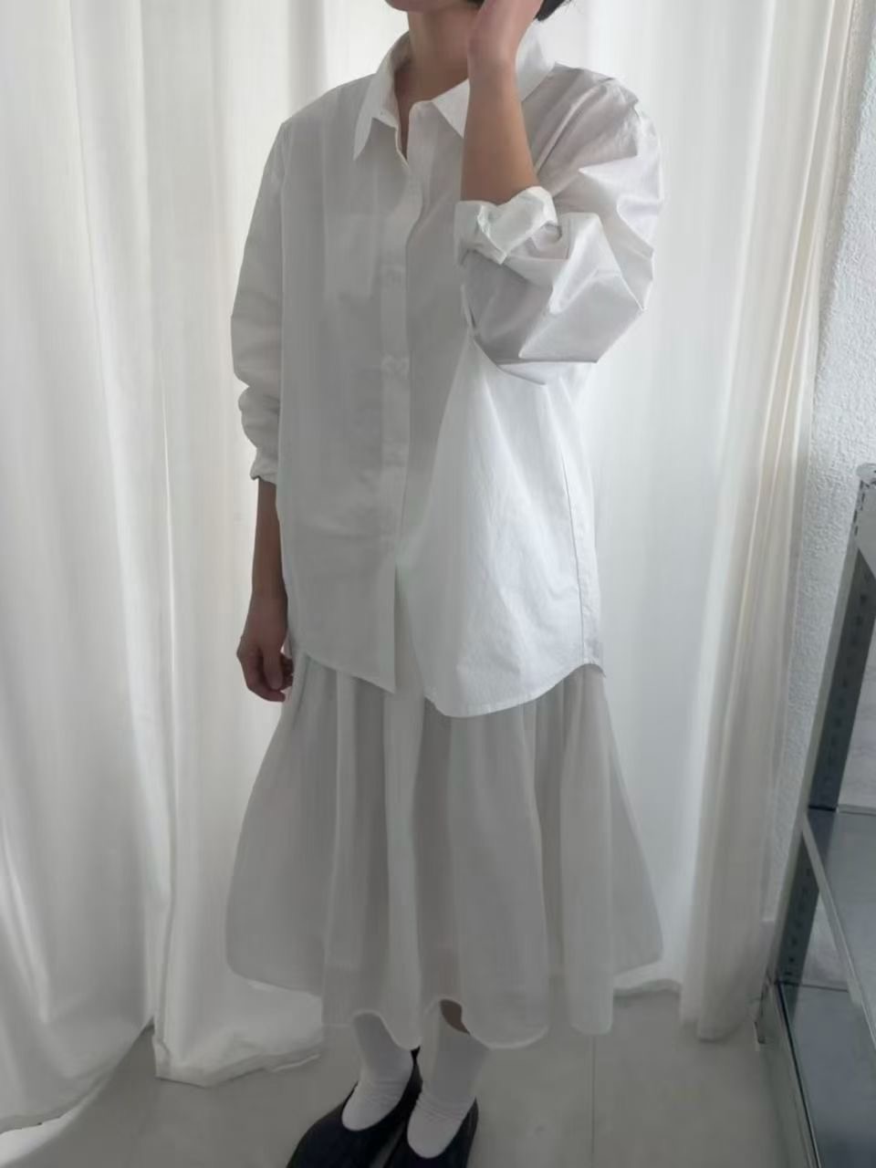 CAROLINE韓國直郵女裝新款時尚熱賣推薦襯衫蕾絲衫不含屁簾CARO_LINE襯衫/蕾絲衫圖色2