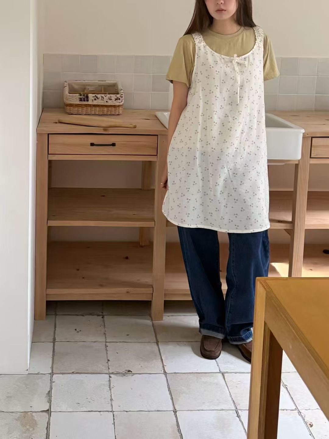 CAROLINE東大門代購女士新品26春夏休閑職業連衣裙不含內搭CARO_LINE連衣裙