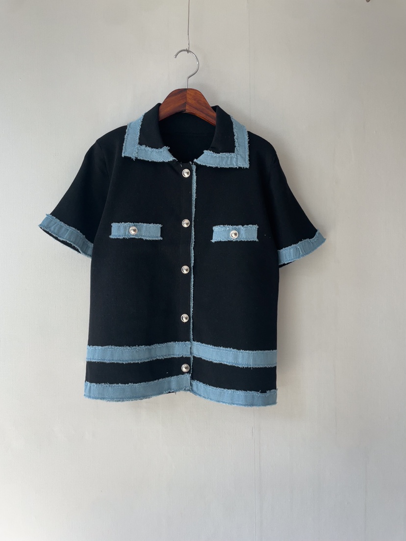 VIVANI東大門實拍女裝新款休閑26春夏熱賣襯衫蕾絲衫羊毛衫VIVANI襯衫/蕾絲衫圖色2