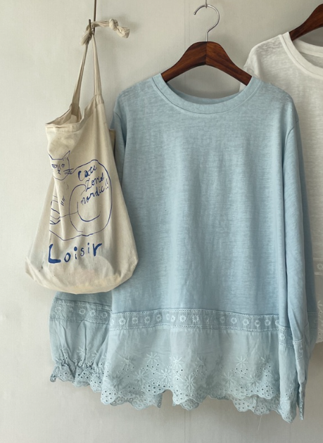 VIVANI韓國直郵女士新品真品推薦人氣時尚長袖T恤不含包蕾絲VIVANI長袖T恤圖色2