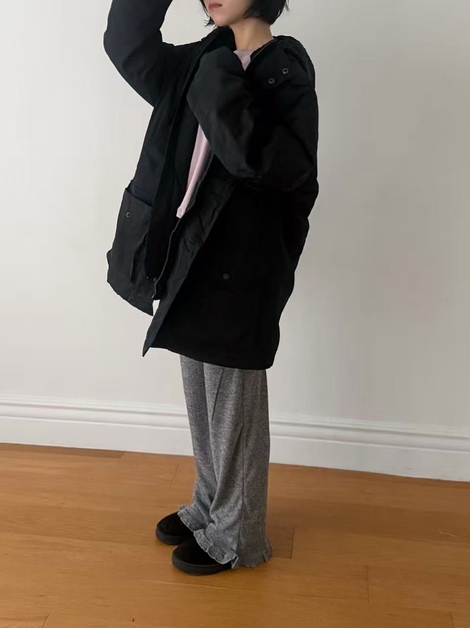 CAROLINE韓國代購女裝新款26春夏真品休閑職業熱賣休閑褲CARO_LINE休閑褲