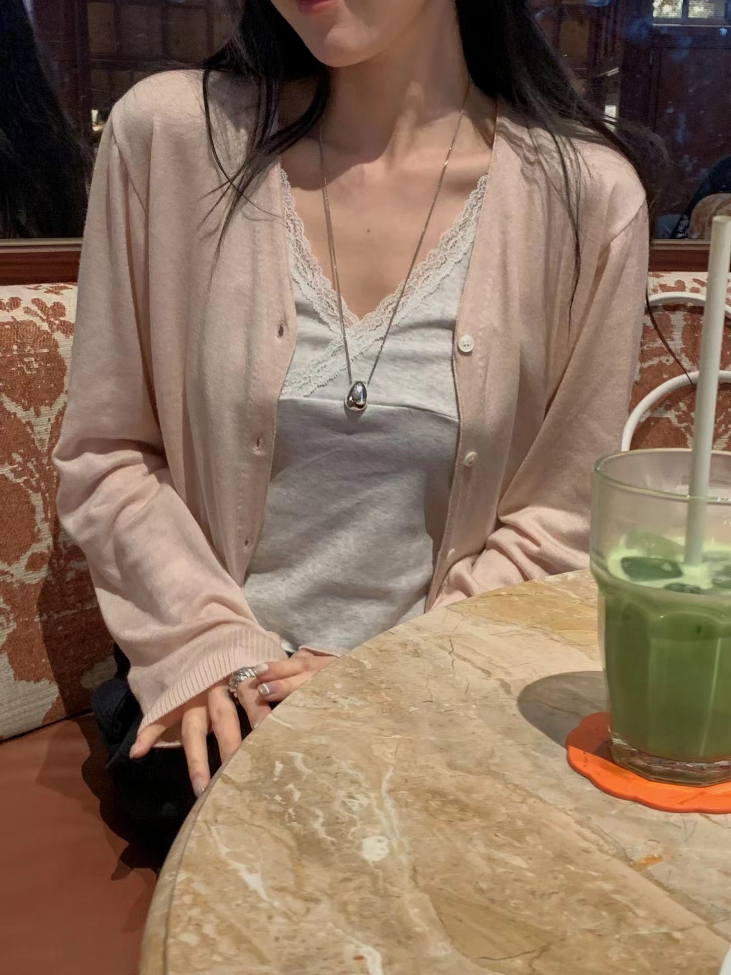 MIELLE-미엘르-OT東大門實拍女裝新品休閑熱賣針織衫開衫MIELLE-미엘르-OT針織衫