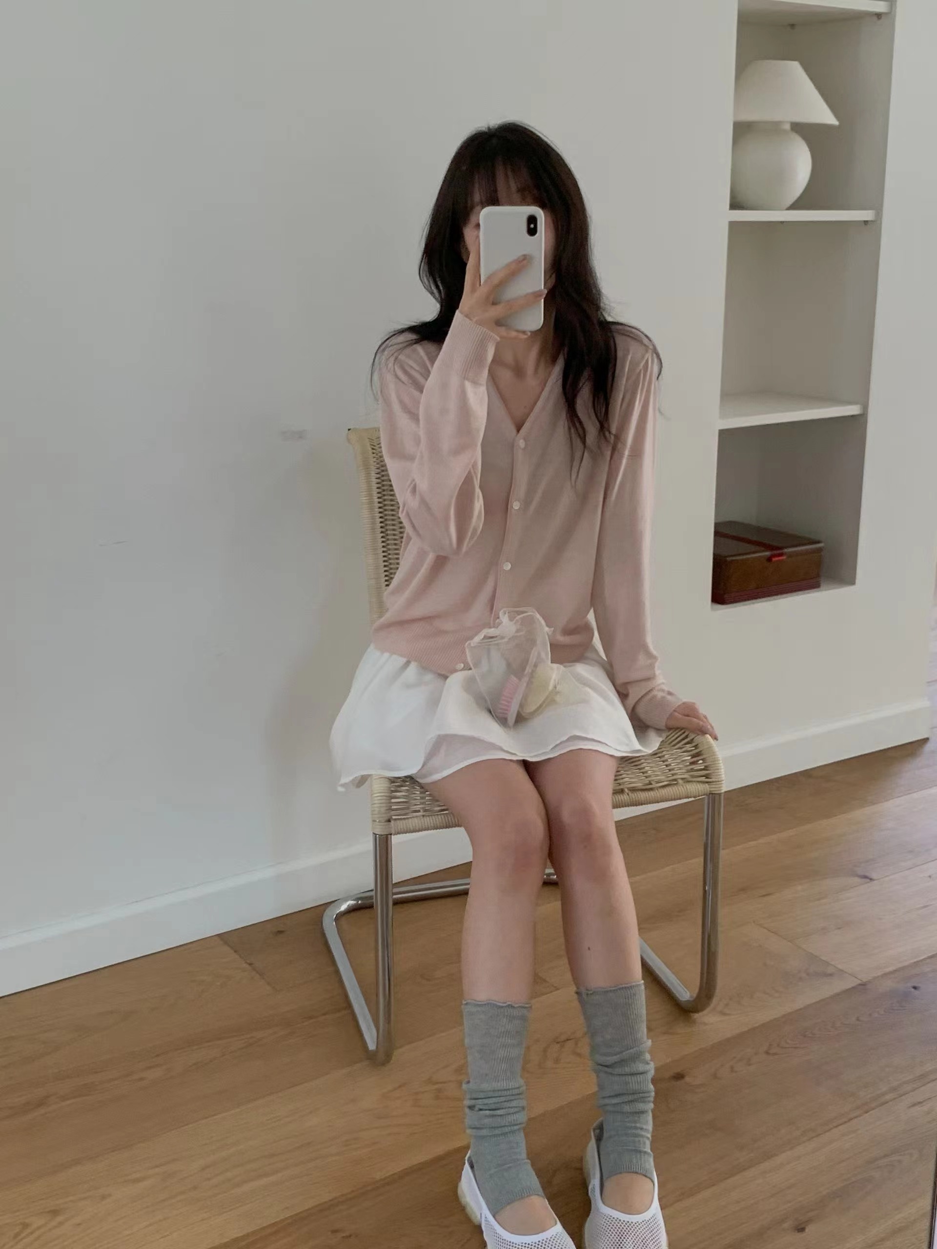 MIELLE-미엘르-OT東大門實拍女裝新品休閑熱賣針織衫開衫MIELLE-미엘르-OT針織衫圖色2