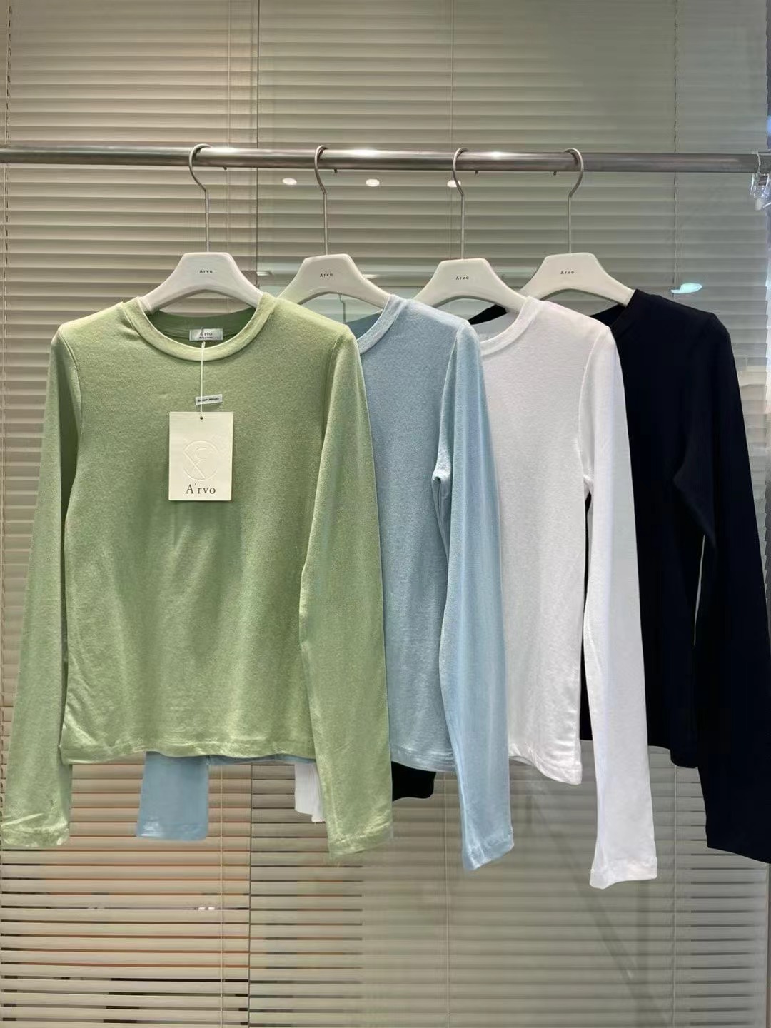 ARVO東大門直郵女裝新款推薦真品職業時尚熱賣26春夏長袖T恤ARVO長袖T恤