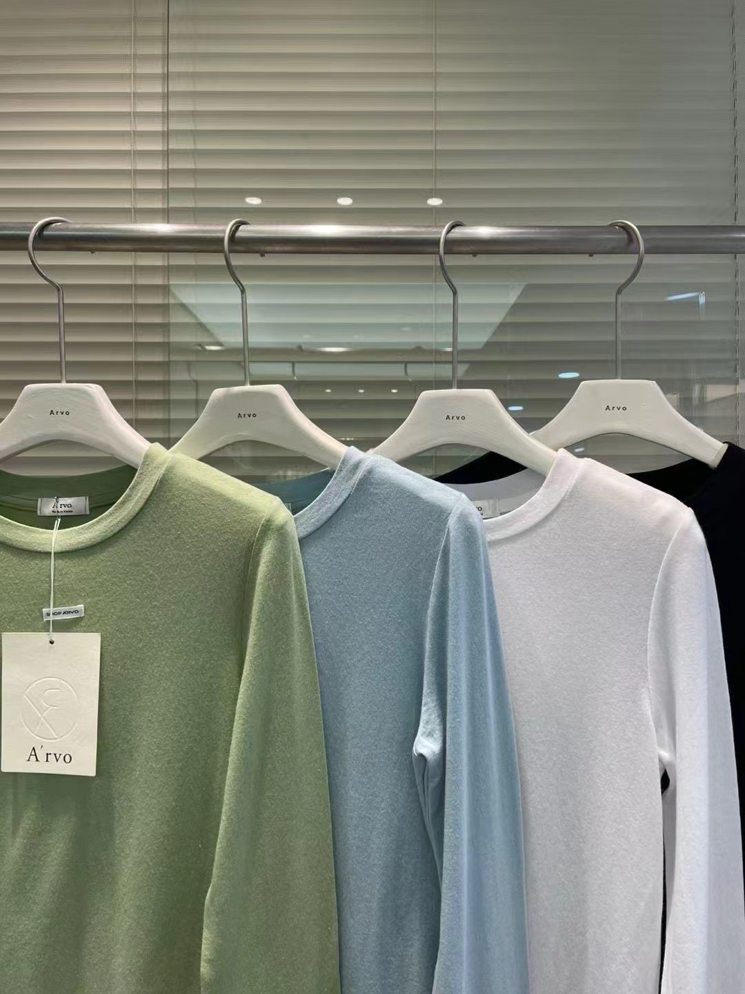 ARVO東大門直郵女裝新款推薦真品職業時尚熱賣26春夏長袖T恤ARVO長袖T恤